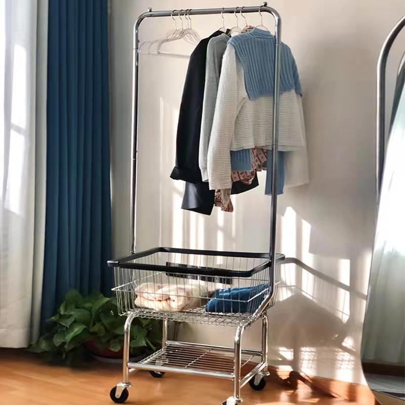 Laundry Basket Cart with Wheel for Laundromat