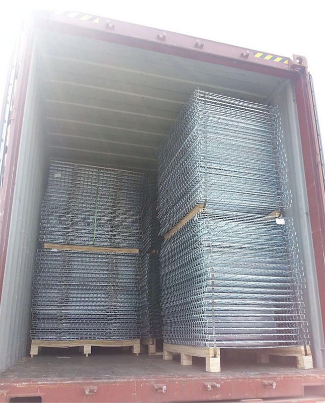 Heavy Duty Warehouse Powder Coated or Galvanized Steel Wire Mesh Decking for Pallet Racking Storage